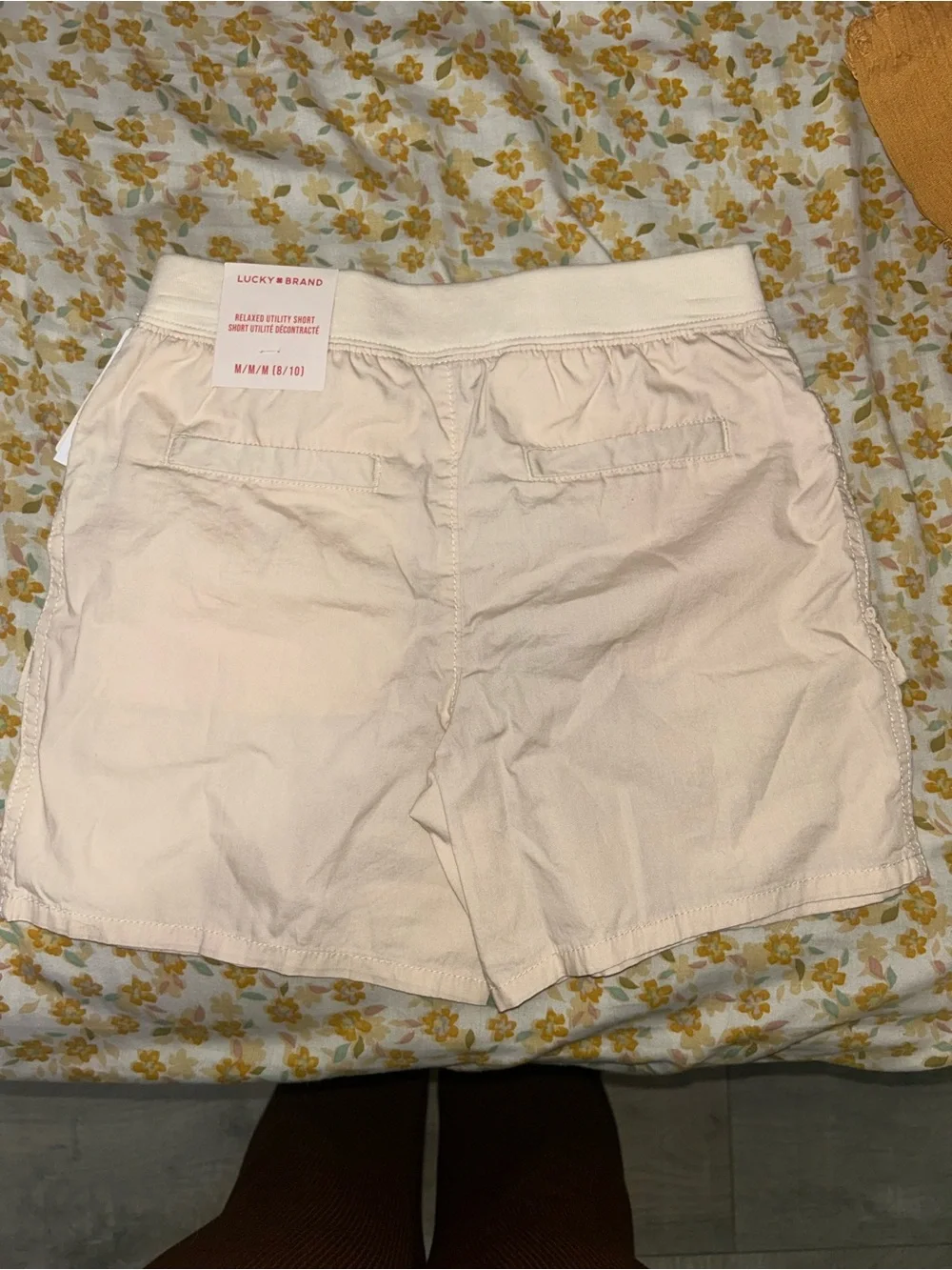Lucky Brand Light Cream Cargo Shorts